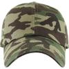 1 Pcs of Cotton Cap Baseball Caps Hat Adjustable Washed Plain Solid Visor ((CAMO) Woodland) view 1