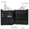 Urban Forest Oliver RFID Blocking Leather Wallet for Men, Aniline Black, Contemporary view 3