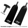 YUZIZ Dragon Boat Paddle Full Carbon IDBF Approved for Dragon Boat Race (45") view 4