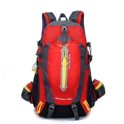 ODJAYH Waterproof Climbing Backpack Rucksack 40L Outdoor Sports Bag Travel Camping Hiking Women Trekking (Color : Black, Size : 1PCS)