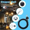 Anglekai 17Pcs Cable Attachments for Gym, Solid Rope Attachment for 5mm Fitness Pulley Machine Gym Equipment for Home Gym Cable Replacement Parts Rope (17) view 4