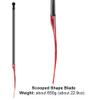 YUZIZ Whitewater Rafting Paddles Carbon T-Handle Shaft Glass Fiber Scooped Blade (Red, 138cm) view 4