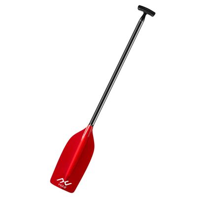 YUZIZ Whitewater Rafting Paddles Carbon T-Handle Shaft Glass Fiber Scooped Blade (Red, 149cm)