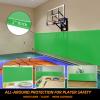 PROGOAL 4 Pack Wall Protection Pads 2" Thick Foam Wall PaddingGym Basketball-Court ProtectorsDurable Waterproof Wall Padding for Babyroom Garage (60" L x 20" W,Light Green) view 4