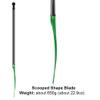 YUZIZ Whitewater Rafting Paddles Carbon T-Handle Shaft Glass Fiber Scooped Blade (Green, 142cm) view 4