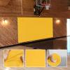 PROGOAL 1 Pack Wall Protection Pad,Sport Wall Padding Gym Basketball-Court Garage Protectors with 2 Thick Foam,Durable High-Cushioning Padding for Wall-Mounted Basketball Hoops(60" L x 20" W,Yellow) view 3