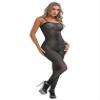 Agoky Women's Glossy Sheer Bodystocking Lingerie High Elastic Jumpsuits Sexy Body Stocking Bodysuits Black One Size view 4