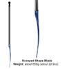 YUZIZ Whitewater Rafting Paddles Carbon T-Handle Shaft Glass Fiber Scooped Blade (Blue, 127cm) view 4