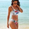 TAIZIYEAH Flag of South Korea Women's Swimsuit Swimwear Bikini 2 Piece Sets Bathing Suit Swimsuits Set Beach 2XL view 3