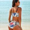 TAIZIYEAH Flag of South Korea Women's Swimsuit Swimwear Bikini 2 Piece Sets Bathing Suit Swimsuits Set Beach 2XL view 4