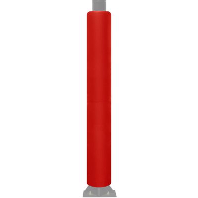 PROGOAL 6FT Tall Round Poles Pad - Basketball Pole Paddings for A 3x3 3.5x3.5 4x4 Main Poles,Weather-Resistant UV-Resistant Durable Protection Pole Pads& Safety(2" Thick Foam,Red)