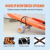 VEVOR Heavy Duty Kayak Cart, 350lbs Load Capacity, Detachable Canoe Trolley with 13'' Beach Wheels, Adjustable Carrier Width & Nonslip Support Foot, for Kayaks Canoes Paddleboards Float Mats Jon Boats view 4