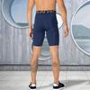 SPVISE Navy Men's Compression Shorts with Phone Pocket Cool Dry Workout Running Gym Leggings Shorts Spandex Underwear for Men view 3