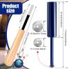 Hungdao 3 Pcs Bowling Ball Workout Tool Tape Removal Tool Kit with Replacement Blade Equipment Bevel Knife Bowling Accessories for Ball view 2