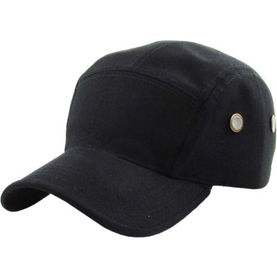 1 Pcs of Army 5 Panel Military Patrol Cap Hat Men Women Golf Driving Summer Baseball (Black)