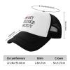 gaeruite Womens Dad Hat I Love My Soldier Daddy Trucker Hats Dad Baseball Cap view 3