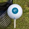 Hawaii Pacific University Primary Logo Novelty Golf Balls 3 Pack view 3