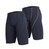 beroy Mens Compression Shorts Training Athletics Workout Tight Sports Base Layer with One Pocket 2 Pack(B+GreyL,M) view 1