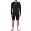 beroy Mens Compression Shorts Training Athletics Workout Tight Sports Base Layer with One Pocket 2 Pack(B+GreyL,M) view 2
