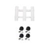 ZAPION Kayak Fishing Accessories Kayak Rod Holder Inflatable Boat Rod Holder 4 Pcs Pull Slam Latch Lift Slam Latch Hardware with Key Lock Kit for Kayaks Canoes Boats view 1