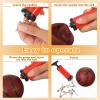 WILLBOND 100 Pack Basketball Pump Needles Ball Inflation Air Pump Needles with Storage Box for Sports Balls, Football Basketball Soccer and Volleyball(Gold) view 3
