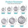 Fishing Coin Weight Disc Fishing Sinker Saltwater Surf Fishing Inline Trolling Catfishing Weight Sinker Fish Gear Tackle 1OZ 2OZ 3OZ 4OZ 5OZ 6OZ 8OZ (8oz - 5pcs) view 4
