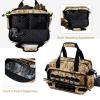 VIGEGARI Tactical Pistol Range Bag for 3 Handguns, Gun Range Bag with 6 Magazine Slots, Lockable Zippers, Ammo Storage, MOLLE Handgun Case for Shooting Range Accessories view 2