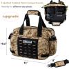 VIGEGARI Tactical Pistol Range Bag for 3 Handguns, Gun Range Bag with 6 Magazine Slots, Lockable Zippers, Ammo Storage, MOLLE Handgun Case for Shooting Range Accessories view 4
