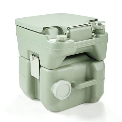 Adult portable toilet - flushing commode, travel camping outdoor toilet, camping equipment and accessories essential