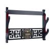 GUIIYLGG Sword Holder Katana Wall Mount - 2-Tier Kirin Velvet Padded Katana Holder Samurai Sword Display Rack Wand Lightsabe Wakizashi Sword Stand Display Hanger view 1