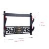 GUIIYLGG Sword Holder Katana Wall Mount - 2-Tier Kirin Velvet Padded Katana Holder Samurai Sword Display Rack Wand Lightsabe Wakizashi Sword Stand Display Hanger view 2