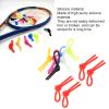 Keenso Tennis Racket Shock Absorber Knot, 10Pcs Tennis Racket Damper Knot Silicone Vibration Dampener Shock Absorber for Tennis Racke Squash Racket view 2