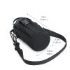 Outdoor Sports Hiking Bag Tactical Assault Combat Camouflage Tactical Molle Pack Water Bottle Pouch - Tan view 3