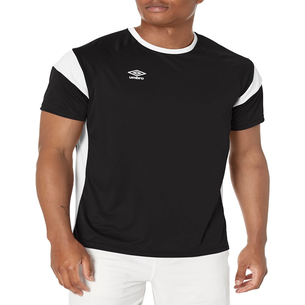 Umbro Mens Inter Soccer Jersey Shirt, Black, X-Large US