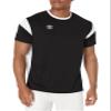Umbro Mens Inter Soccer Jersey Shirt, Black, X-Large US view 1