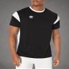 Umbro Mens Inter Soccer Jersey Shirt, Black, X-Large US view 4
