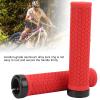 2PCS Mountain Bikes Handlebar Grips, 5 4in Good Rubber Bikes Handlebar Grips, Shock Absorbing Bikes Handbar Locking Grips, Bikes Hand Bar End Grips for 22mm Handlebar(red) view 4