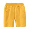 EISHOW Kids Boys Girls Active Shorts Toddler Baby Elastic Waist Pull-On Cotton Casual Summer Sports Athletic Shorts (Yellow,3-4T) view 1