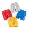 EISHOW Kids Boys Girls Active Shorts Toddler Baby Elastic Waist Pull-On Cotton Casual Summer Sports Athletic Shorts (Yellow,3-4T) view 2