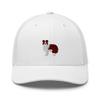Border Collie Trucker hat, Embroidered Unisex hat, Border Collie Gifts, Dog mom dad hat. White view 1