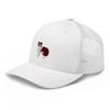 Border Collie Trucker hat, Embroidered Unisex hat, Border Collie Gifts, Dog mom dad hat. White view 4