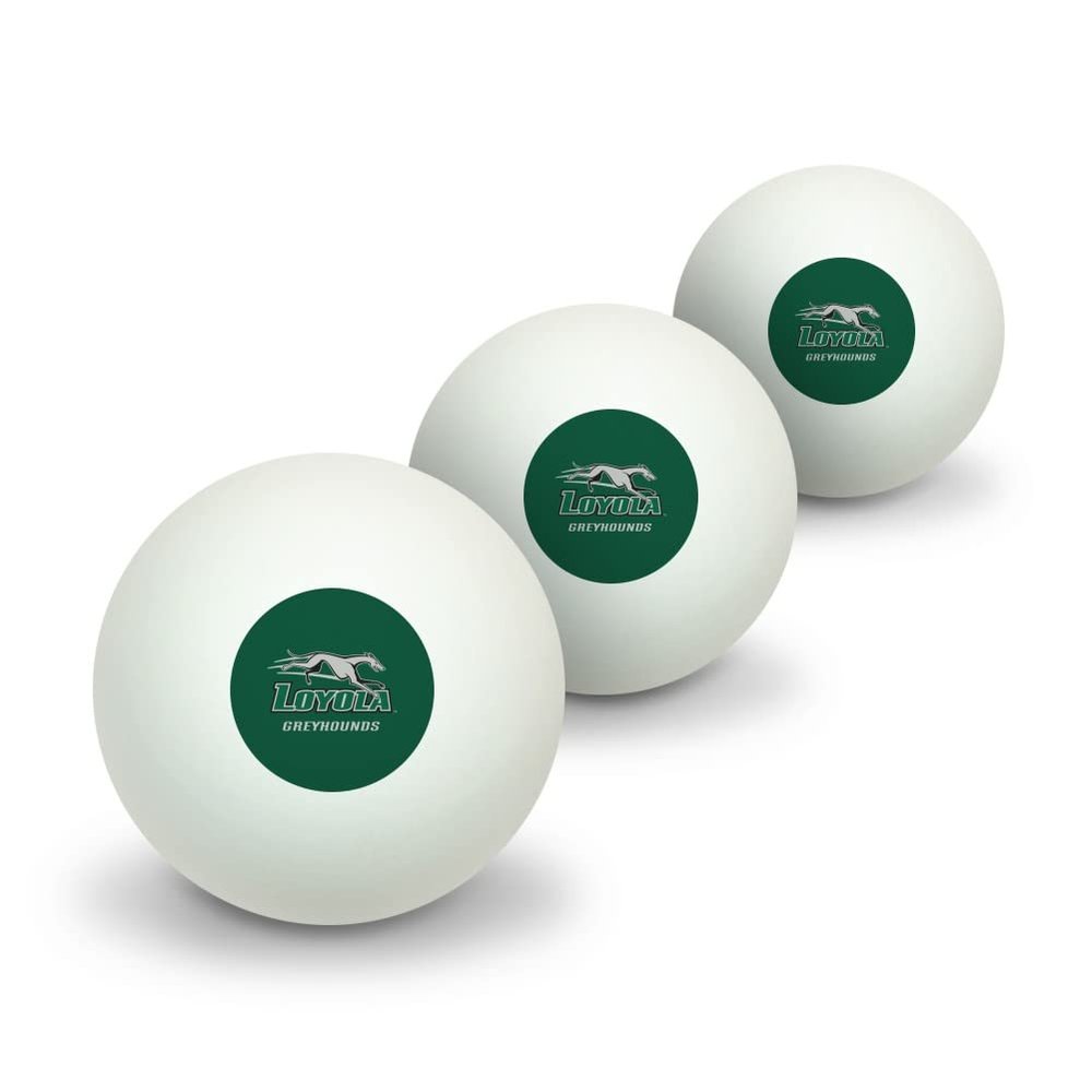Loyola University Maryland Primary Logo Novelty Table Tennis Ping Pong Ball 3 Pack