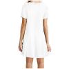 Uillui 2023 Casual Summer Dresses Women's Cute Swing Loose Fit Solid T-Shirt Comfy Flowy Tunic Dress Floral Beach Sundresses view 2