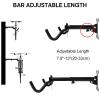 Vousile Bike Hanger Wall Mount, 2 Pack Heavy Duty Steel Bike Racks Storage Garage Adjustable Bicycle Hooks for Mountain Hybrid Road Bikes view 4