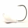 10 "Sparkie Jig Head Striped Bass Walleye Lure Ultra Point Hook-White 3/4oz view 1