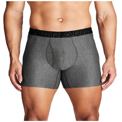 Under Armour Men's Performance Tech Brief Underwear, 6" Inseam, 1-Pack, Castlerock Solid, Small