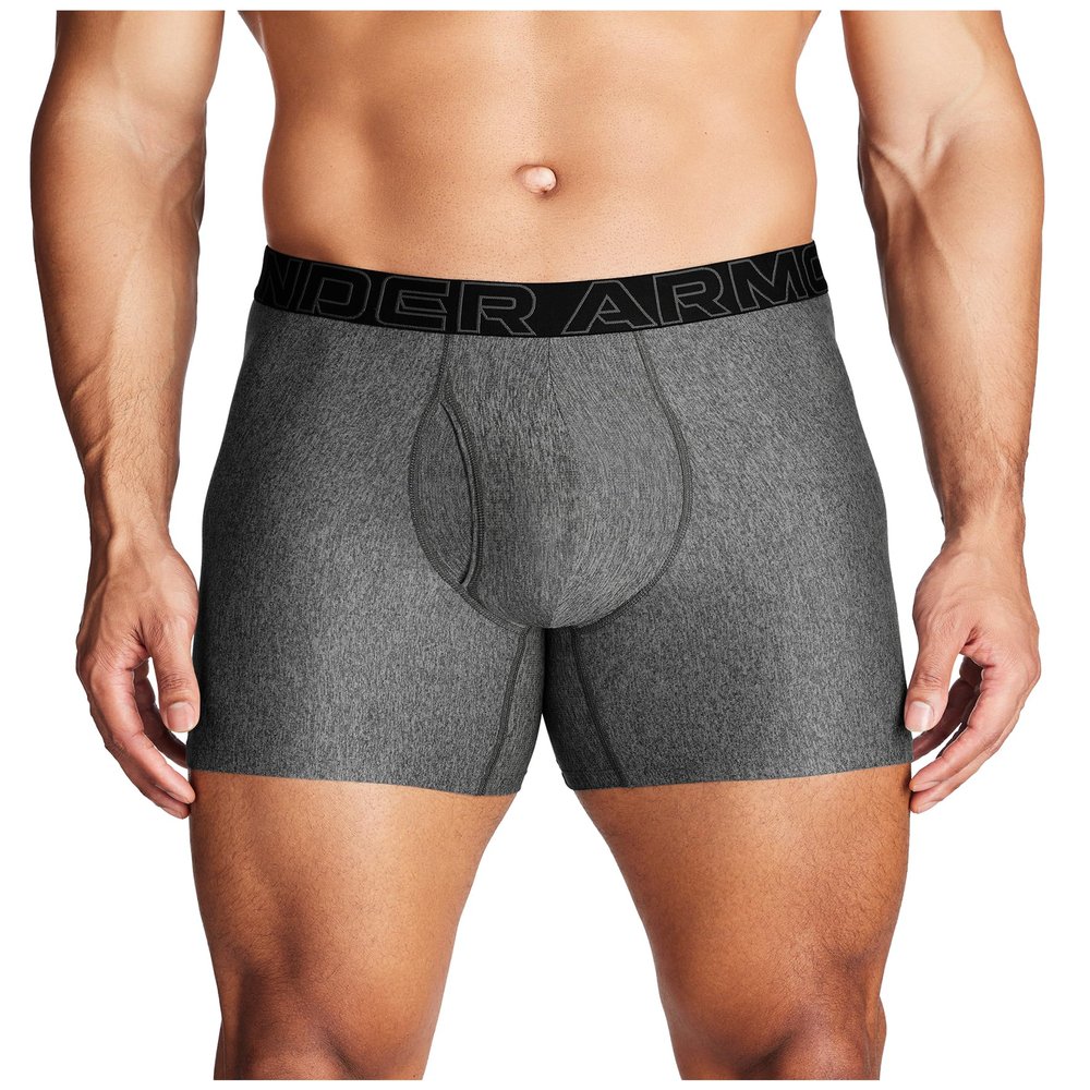 Under Armour Men's Performance Tech Brief Underwear, 6" Inseam, 1-Pack, Castlerock Solid, Small
