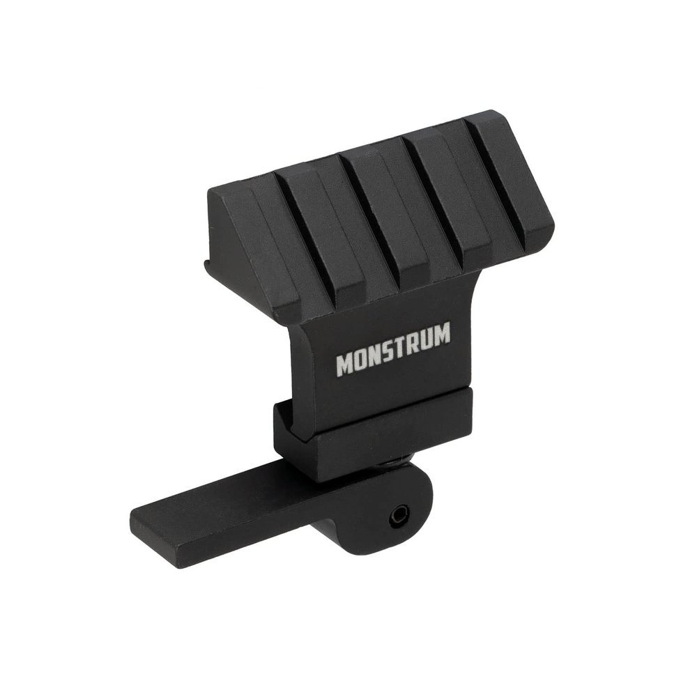 Monstrum 45 Degree Offset Picatinny Rail Mount with Quick Detach
