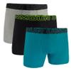 Under Armour Men's 3-Pack Performance Tech Solid 6" Boxer Briefs Circuit Teal 5X-Large view 3