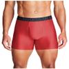 Under Armour Men's Performance Tech Boxerjock Brief Underwear, 6" Inseam, 3-Pack, Red Heather Solid, 5X-Large view 2